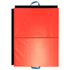 6 L X 4 W Folding Gym Mat - 2'' Thick Cushion - Tri-Fold Reversible Blue/Red - For Gymnastics, Exercise, Tumbling And Inflatable