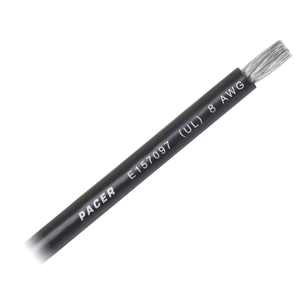 Pacer Black 1/0 Awg Battery Cable - 100'