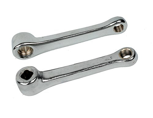 Sunlite Unicycle Cotterless Steel Crank Arm Set, 5'', Silver
