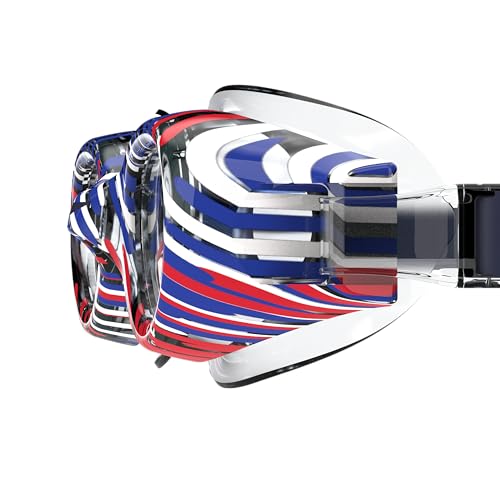Speedo Jr. Hydrospex Print Goggle, Severs Blue