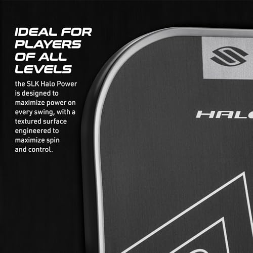 Selkirk Slk Halo Power Max Pickleball Paddle | Raw Carbon Fiber Pickleball Paddle With A Rev-Core Power Polymer Core | The Pickl
