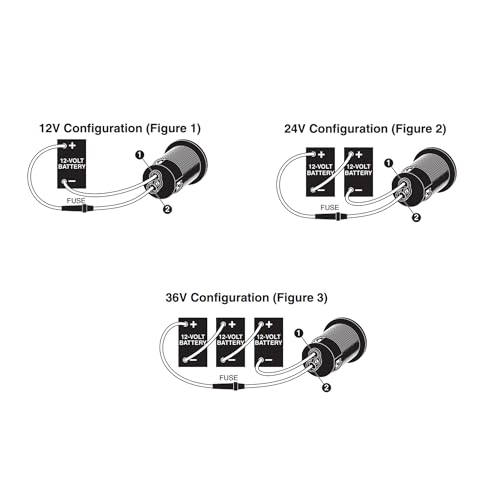 Marinco 2-Wire Connectpro Trolling Motor Receptacle, 12Vbrs2