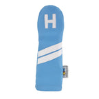 Light Blue Sunfish Leather Golf Headcover 5 Piece Set 1 3 5 X H Driver Fairway Hybrid