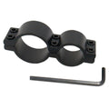 Calitte 19/25mm Torch Bracket Flashlight Mount Holder with Stainless Steel Screws