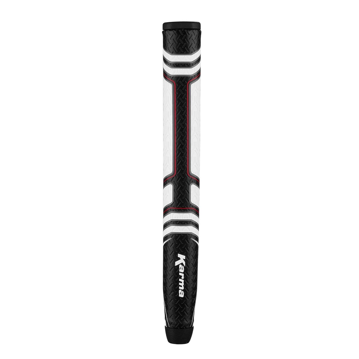 Karma Big Softy 1.3 Oversize Putter Grip Black/White/Red Super Soft Polyurethane 10.75 Length