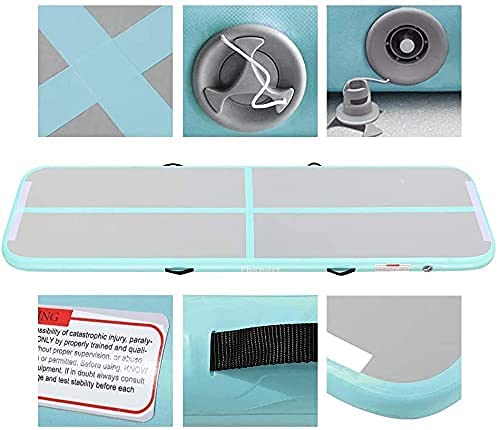Fbsport Inflatable Air Gymnastics Mat Training Mats 4/8 Inches Thickness Gymnastics Tracks For Home Use/Training/Cheerleading/Yo