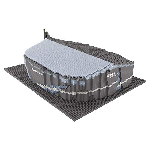 FOCO NFL Minnesota Vikings 3D Brxlz Stadium Building Blocks Set, Team Color, One Size