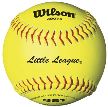 WILSON Little League Leather Polycore Softballs 1 Dozen