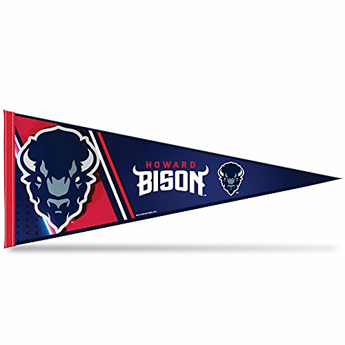 Rico Industries Ncaa Howard Bison Primary 12'' X 30'' Felt Wall D  Cor Pennant - Great For Home/Bed Room/Man Cave D  Cor