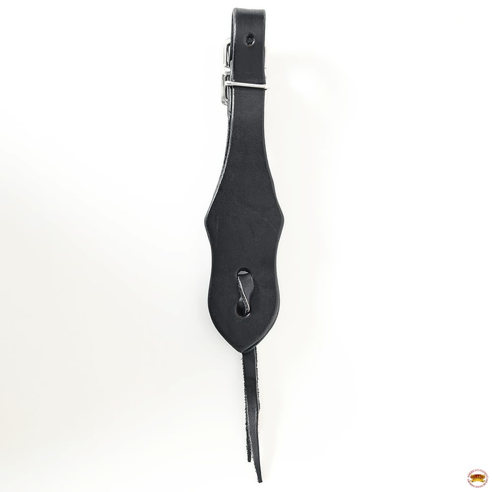 Hilason Black 3/4'' Slobber Straps For Rein-Water Loop Ties Quick Change Buckle Black  Slobber Straps  Slobber Straps For Horses