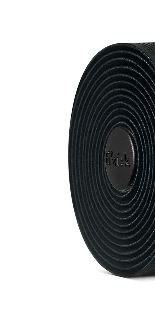Fizik Terra Microtex Bondcush Gel Backer Tacky - 3Mm Bike Handlebar Tape, Black