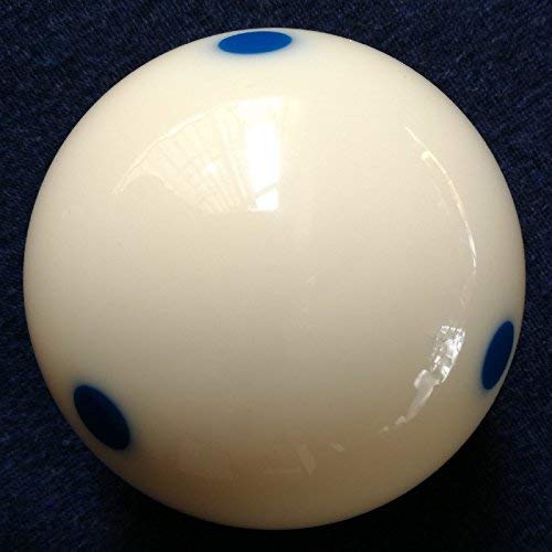 Loto Aaa-Grade Pro Cup Standard Pool-Billiard Cue Ball With 6 Dots (2-1/4'', 6 Oz) (Blue)