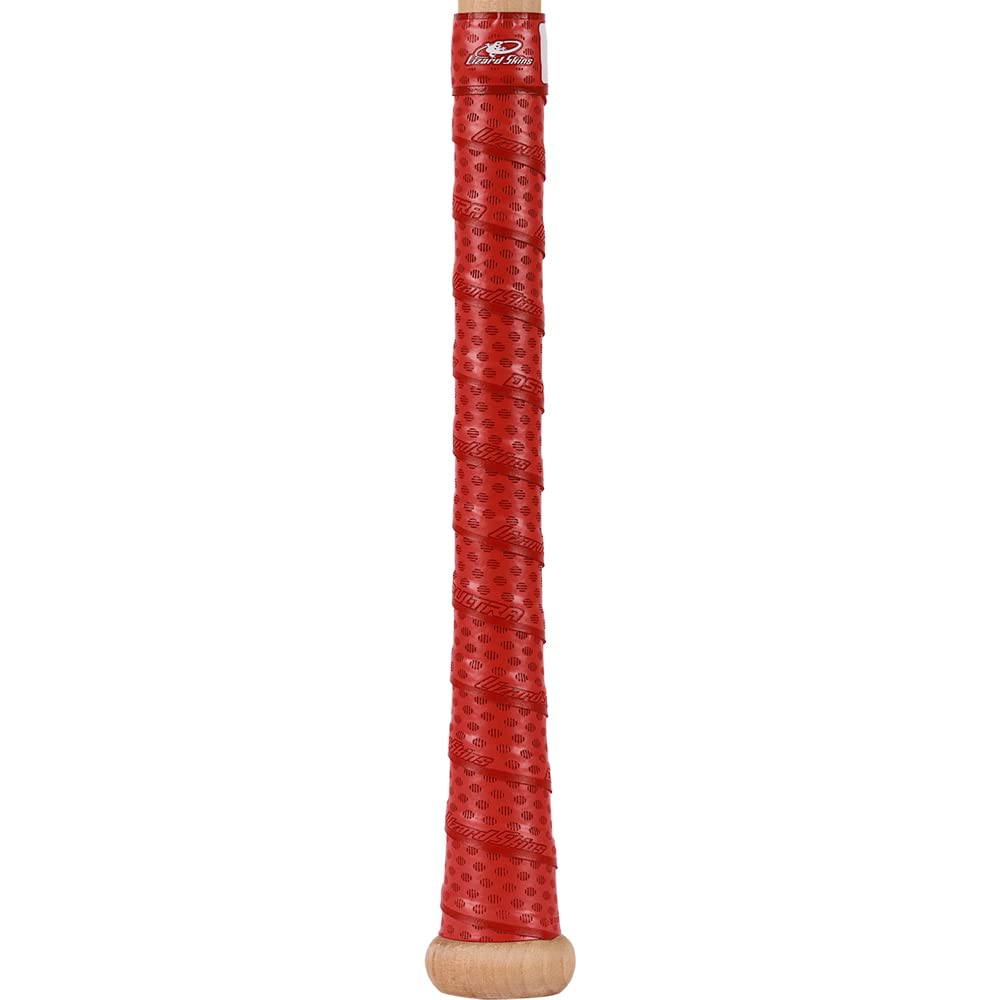 Lizard Skins Dsp Ultra 1.8Mm Bat Grip - Next-Gen Durasoft Polymer Baseball & Softball Bat Tape (Crimson Red)
