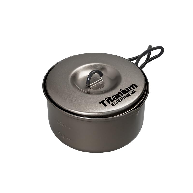 Evernew Titanium Non-Stick Pot Set, Small, Black
