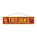 NCAA USC Trojans SignWood Avenue Design, Team Color, 4x17
