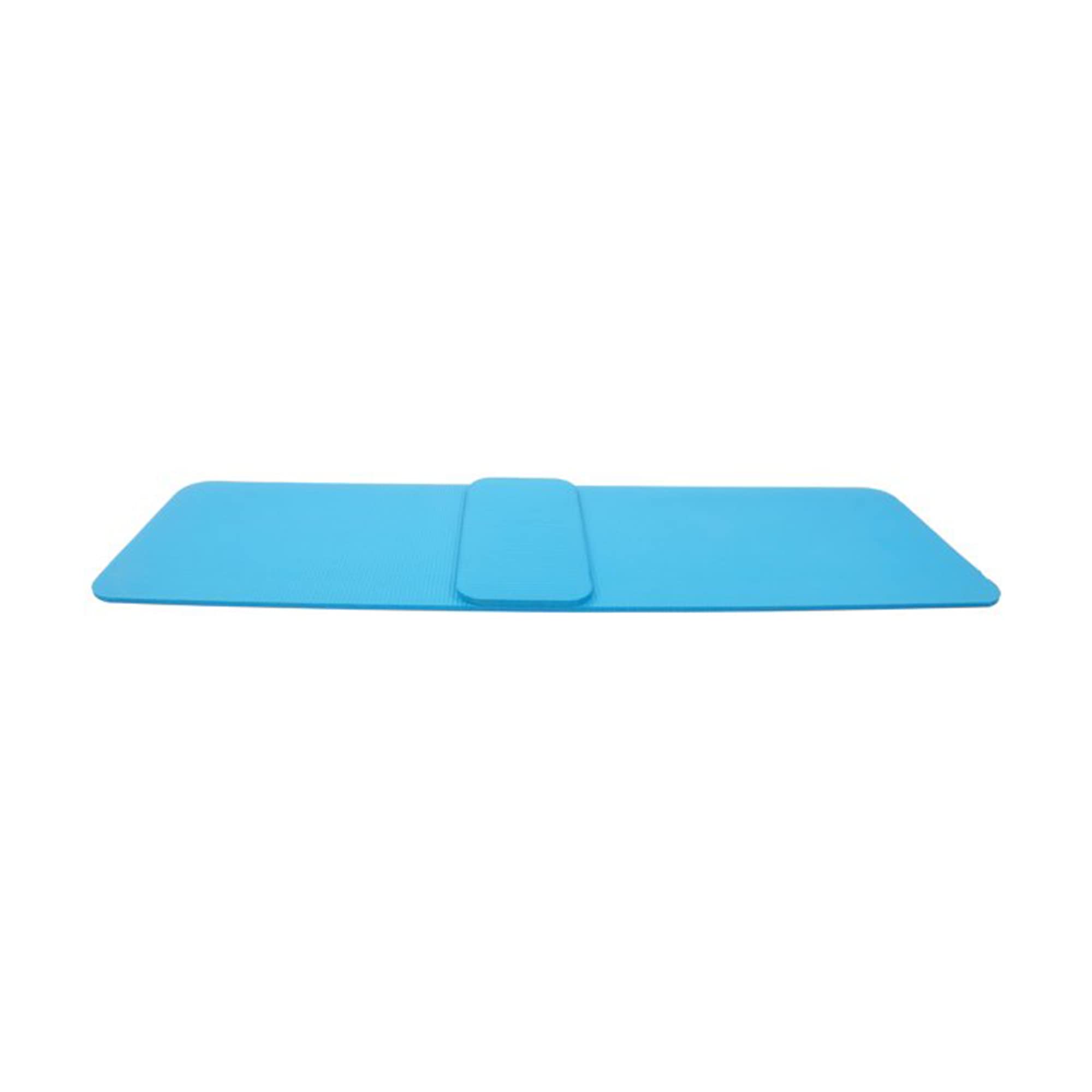Fitvids All Purpose 1/2-Inch Extra Thick High Density Anti-Tear Exercise Yoga Mat And Knee Pad With Carrying Strap, Blue