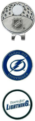 Team Golf Womens Markers Tampa Bay Lightning Cap Clip With 2 Ball Maker, Multi Team Color