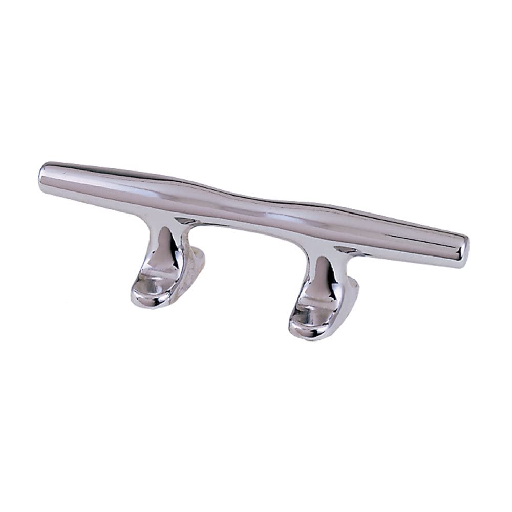 Perko 1188Dp8Chr Chrome-Plated Open Base Cleat - 8'' Length With 4'' X 2-1/8'' Base