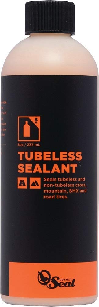 Orange Seal Regular Formula Bicycle Tire Sealant For Road, Mountain Bike, Cx, Bmx, And Tri Bikes, 8Oz