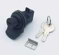 Owach Push Button Latch With Locking For Marine Boat Tool Box, Glovebox, Radio Box, Electronic Box (With Locking, 1 Pack)
