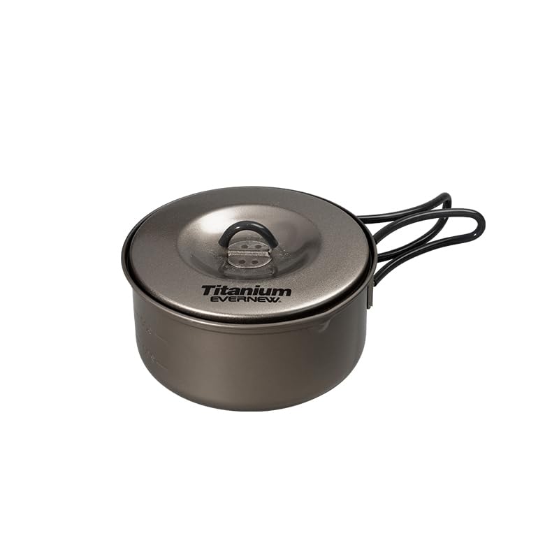 Evernew Titanium Non-Stick Pot Set, Small, Black