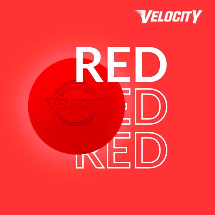 Velocity Lacrosse Balls - 120 Packs - Official Nfhs And College Approved Size - Red