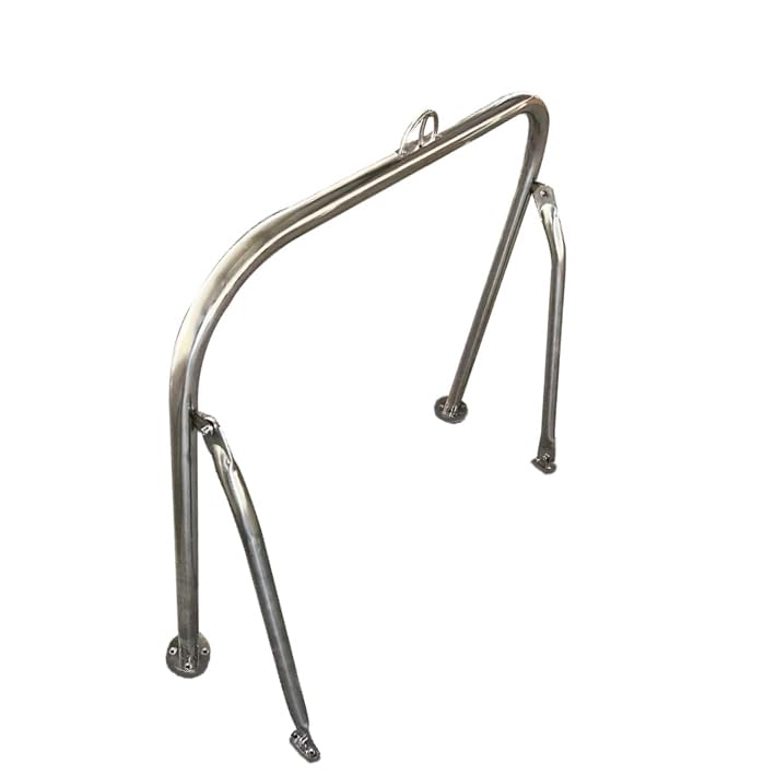 Pontoon PRO Rear SKI Tow BAR Tower, Outboard Motor Pylon Pole, Overall Width 38, TUBING Size 1.5 (304 Stainless 38 High)