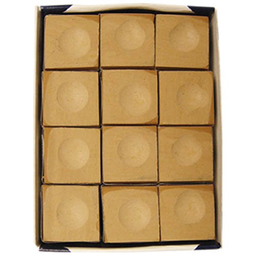 Silver Cup Chalk, Tan, 12-Piece Box