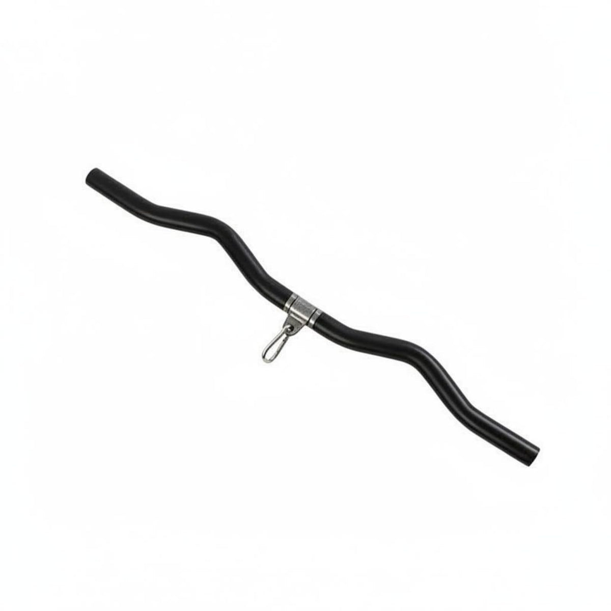 Clovrix Curved Gym PullDown Handle Bar MultiBend Lat Pulldown Metal Connector Attachment Hanging Loop, Standard 80Cm | Home At