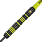 Winmau Michael Van Gerwen Mvg Ambition Brass Steeltip Darts Set 24G With Mvg Flights And Nylon Shafts (Stems)