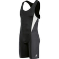 ASICS Legit Wrestling Singlet, Black/Steel Grey, X-Large