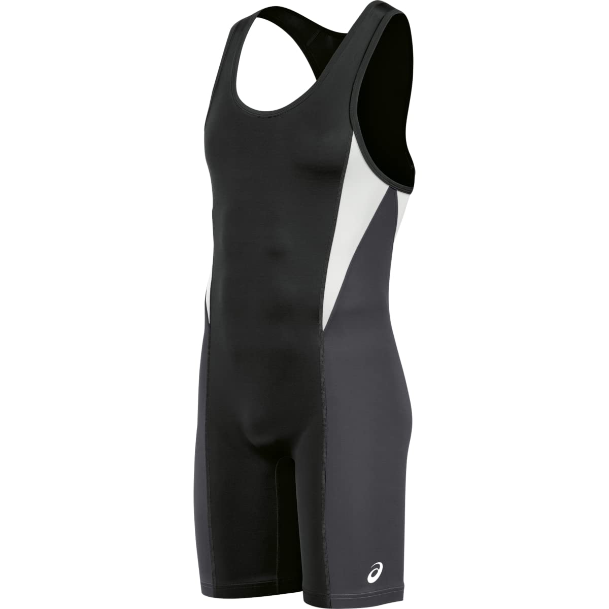 ASICS Legit Wrestling Singlet, Black/Steel Grey, X-Large