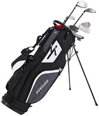 Top Line Men'S Right Handed M5 Golf Club Set , Set Includes Driver, Wood, Hybrid, 5, 6, 7, 8, 9, Pw Stainless Steel Irons With T