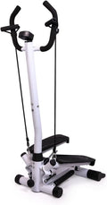 EVVIX Mini Stepper,Fitness Stair Stepper with Handle Bar  Portable Stair Stepper Adjustable Resistance,Fitness Exercise Machine