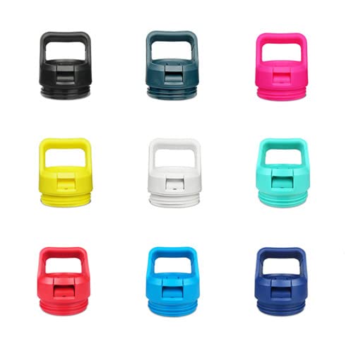 Straw Cap For Yeti Rambler Bottle And Rtic Bottle, Straw Lid With 2 Straws And 2 Brushes (Black)