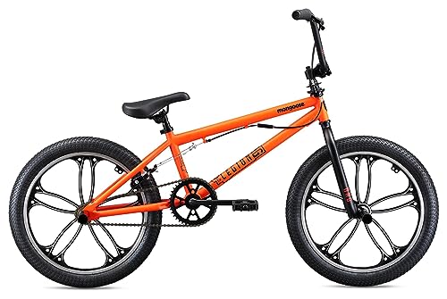 Mongoose Legion Mag Kids Freestyle Sidewalk BMX Bike, Beginner Riders, Girls and Boys, 20-Inch Stylish Aluminum Mag Wheels With