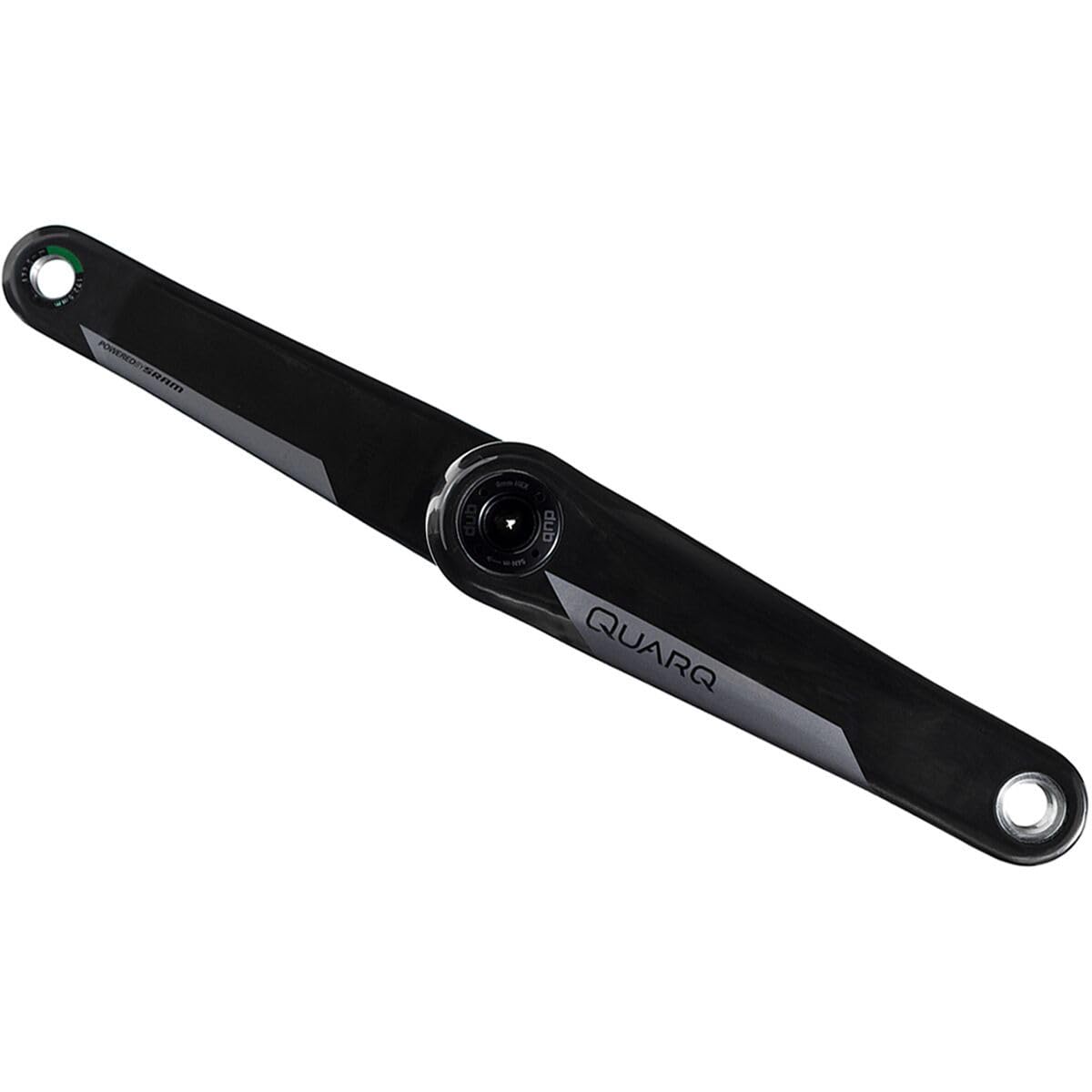 Quarq Dub Crank Arm Assembly - 172.5Mm, 8-Bolt Direct Mount, Dub Spindle Interface, Natural Carbon, D2
