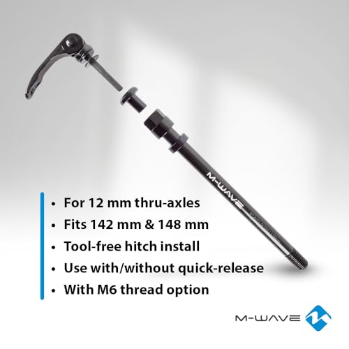 Stalwart Thru Axle With Lever, 15 Mm, Black
