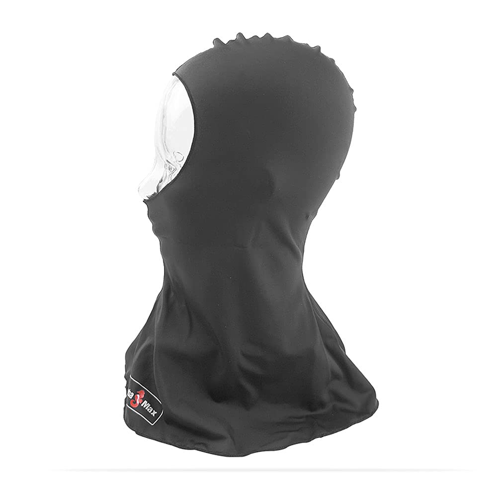 Scubamax Uv50 Spandex Hood For Warm Water Scuba Diving - Black