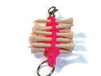 Redvex Paracord Golf Tee Holder - Pink - Holds 10 Golf Tees