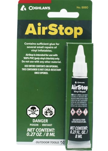Coghlan'S Airstop Vinyl Inflatables Repair Liquid Patch For Air Mattress 2-Pack