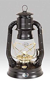 Dietz #8 Air Pilot Oil Burning Lantern (Black with Gold)