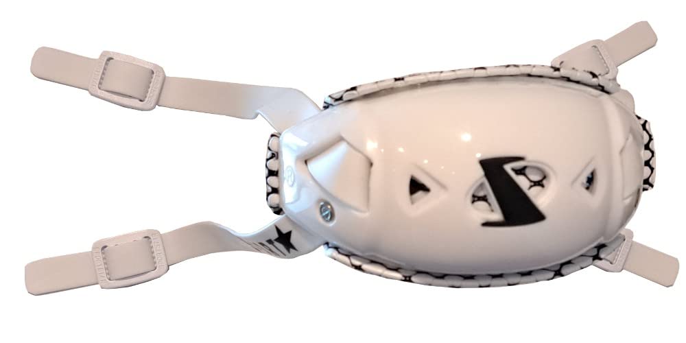 Sportstar Victory T-Rex Hurricane Gel Football Chinstrap (White, S/M)