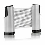 Hipiwe Retractable Table Tennis Net Replacement, Ping Pong Net And Post, 6 Feet(1.8M, Fits Tables Up To 2.0 Inch (5.0 Cm) (Grey)