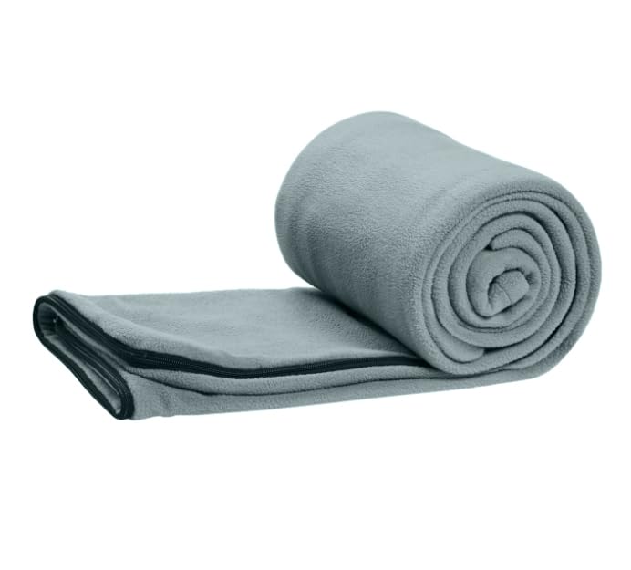 Coleman *Sleeping Bag Strat 50F Fleece Gray C003