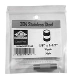 Nipple Ss 1/8''X1.5'' (Pack Of 1)