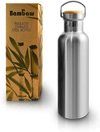 Bambaw 12 Oz Insulated Water Bottle  Travel Water Bottle  Water Bottle Stainless Steel  Metal Water Bottle  Small Water Bottle  