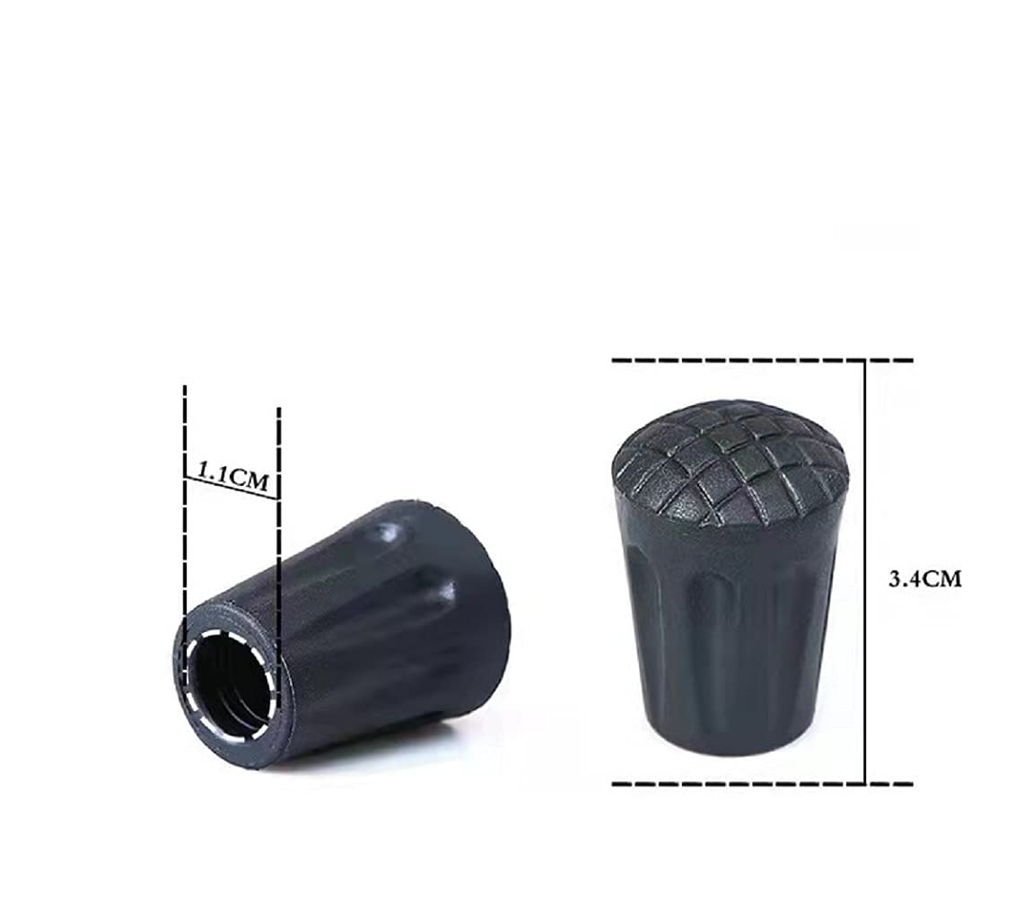 Trekking Poles Walking Poles Tips Protectors, Hiking Poles Replacement Rubber Tips For Hiking Stick, Fits Most Standard Walking