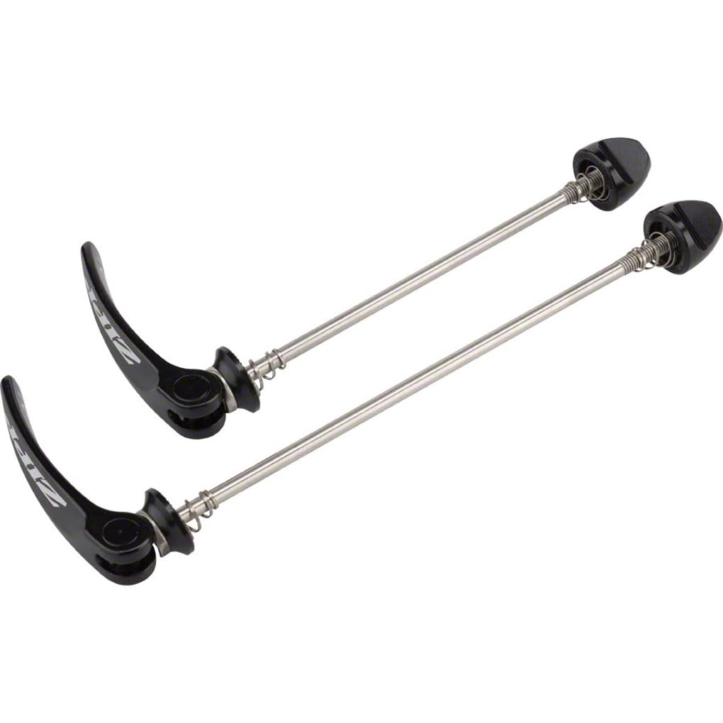 Zipp Speed Weaponry Tangente Quick Release Skewer Set: 100Mm/135Mm, Disc Brake, Stainless Steel, Black With Silver Logo
