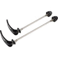 Zipp Speed Weaponry Tangente Quick Release Skewer Set: 100Mm/135Mm, Disc Brake, Stainless Steel, Black With Silver Logo